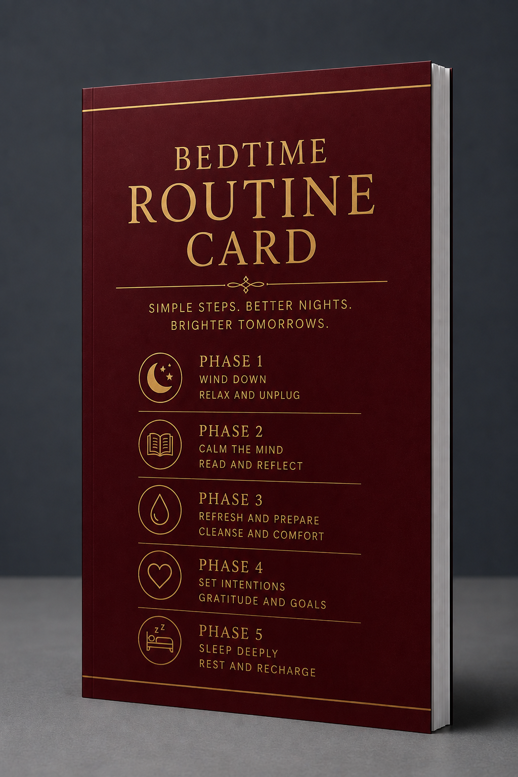 Bedtime Routine Cards cover