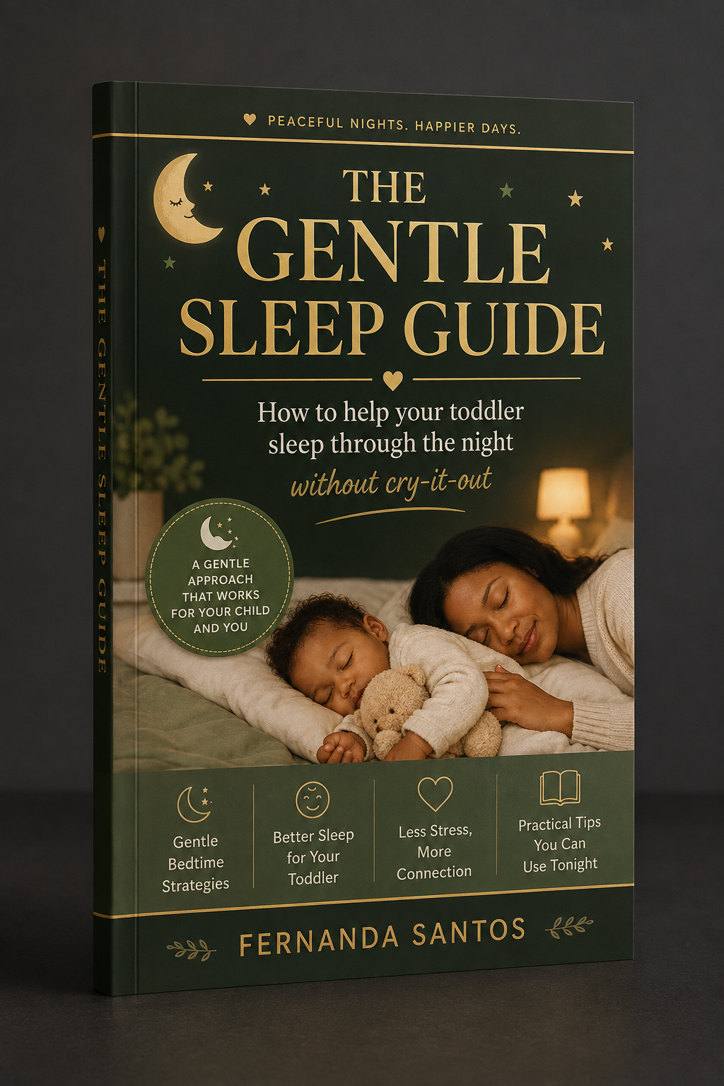 The Gentle Sleep Guide book cover by Fernanda Santos
